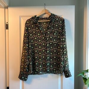 Patterned Zara women’s blouse